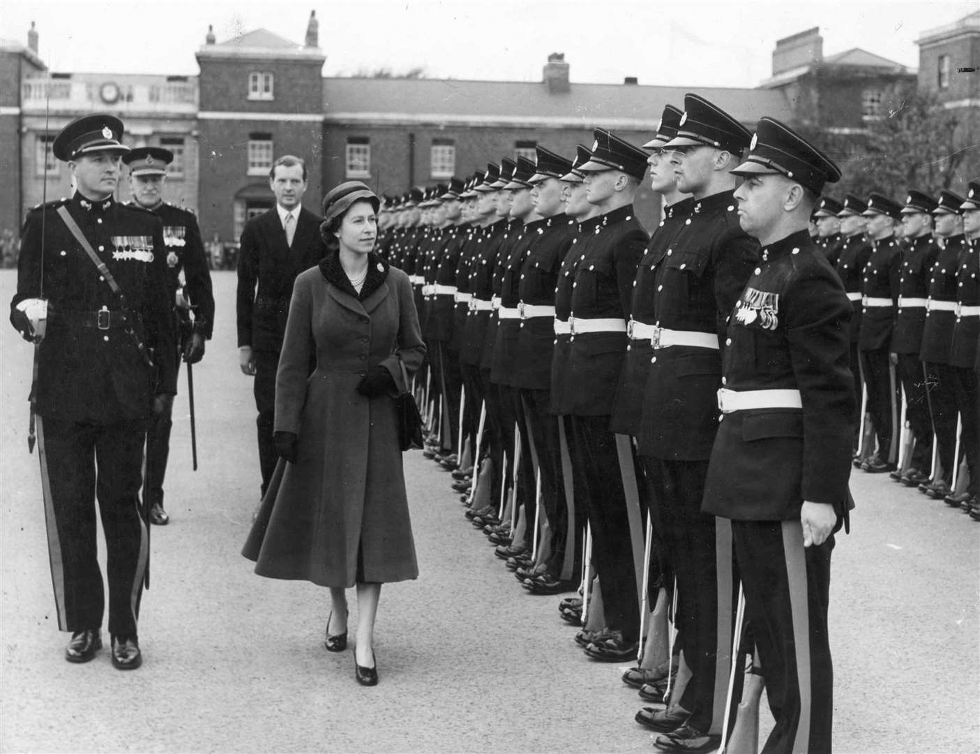 The Medway Towns gave a warm welcome to Queen Elizabeth II in October 1956 when she came to celebrate the centenary of the current corps of the Royal Engineers, of which she is Colonel-in-Chief