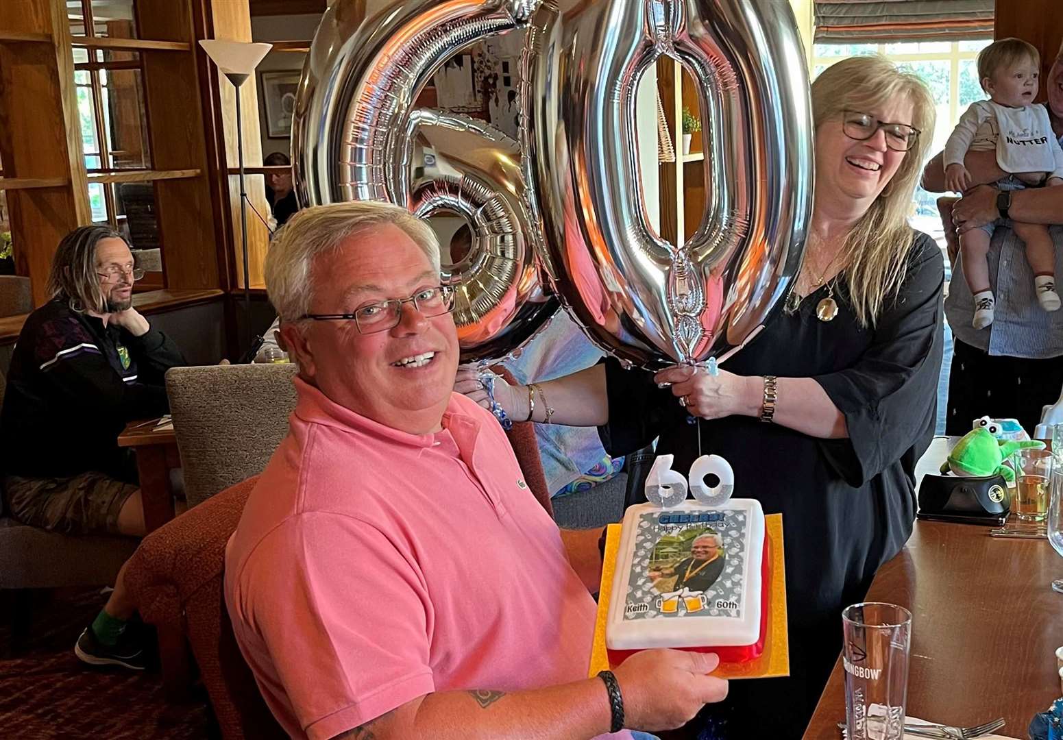 Karen Schulz booked the surprise group meal for her husband Keith’s 60th birthday. Picture: Karen Schulz