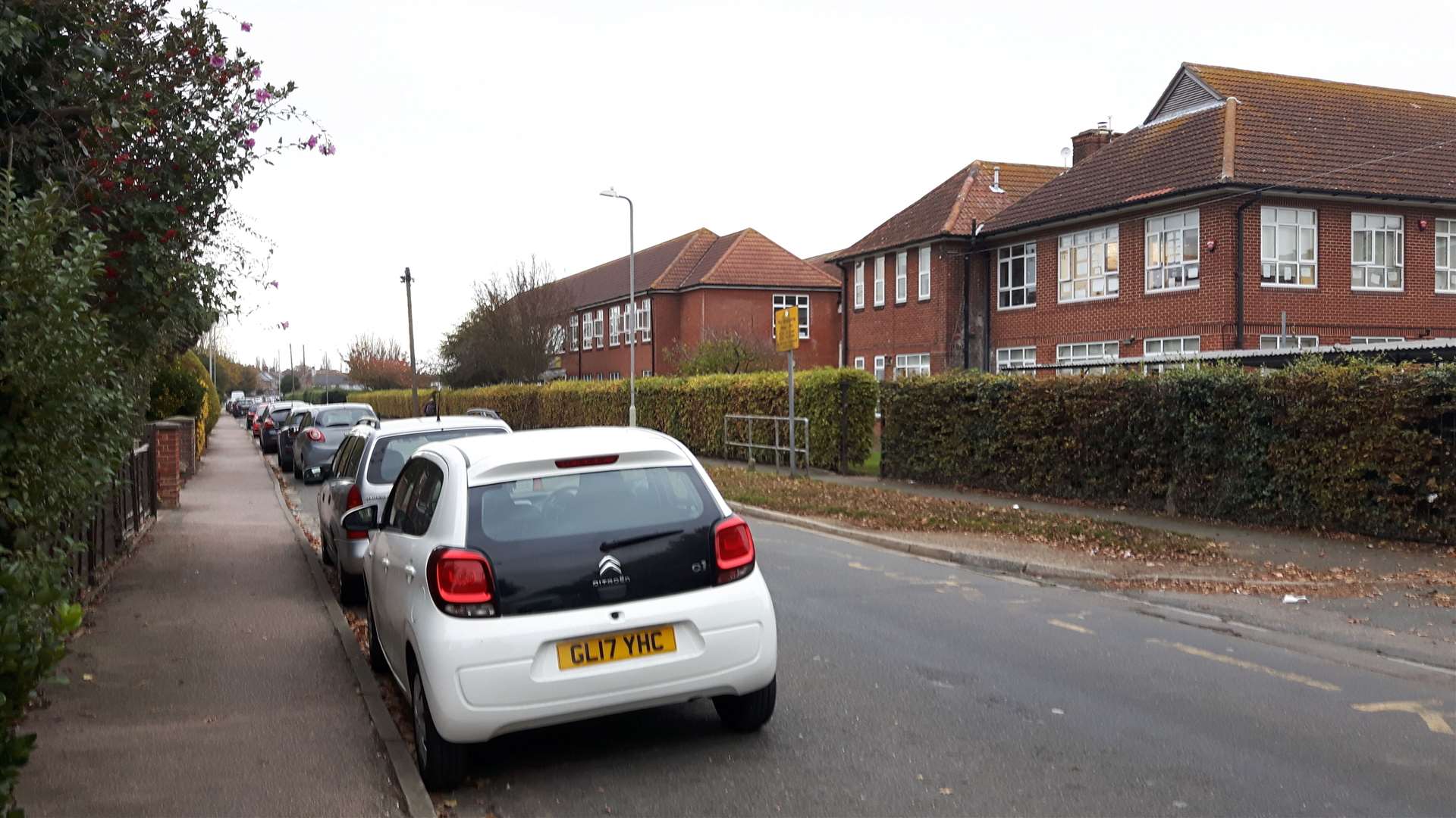 The proposed site is close to Sandwich Technology School in Dover Road