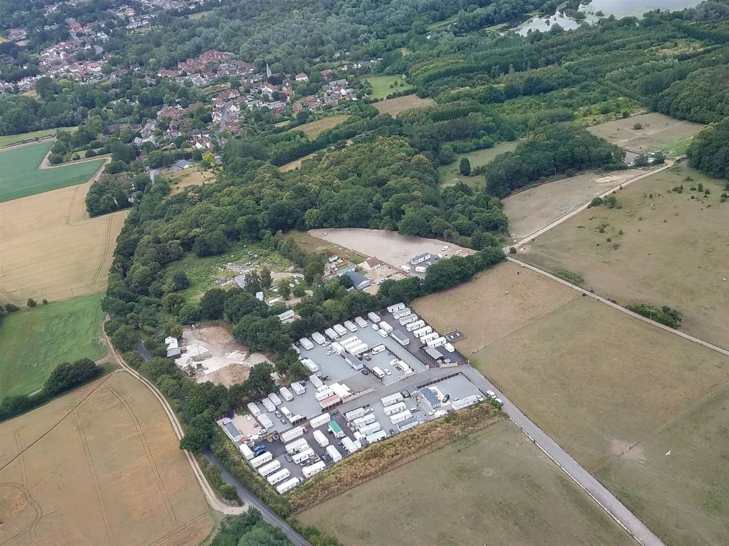 Moate Farm in Fordwich had been expanded without planning permission