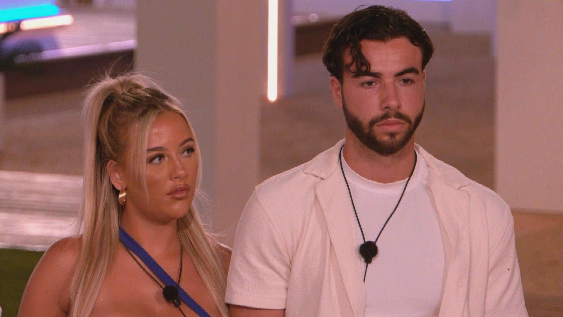 Jess Harding and Sammy Root have split after winning Love Island. Picture: ITV