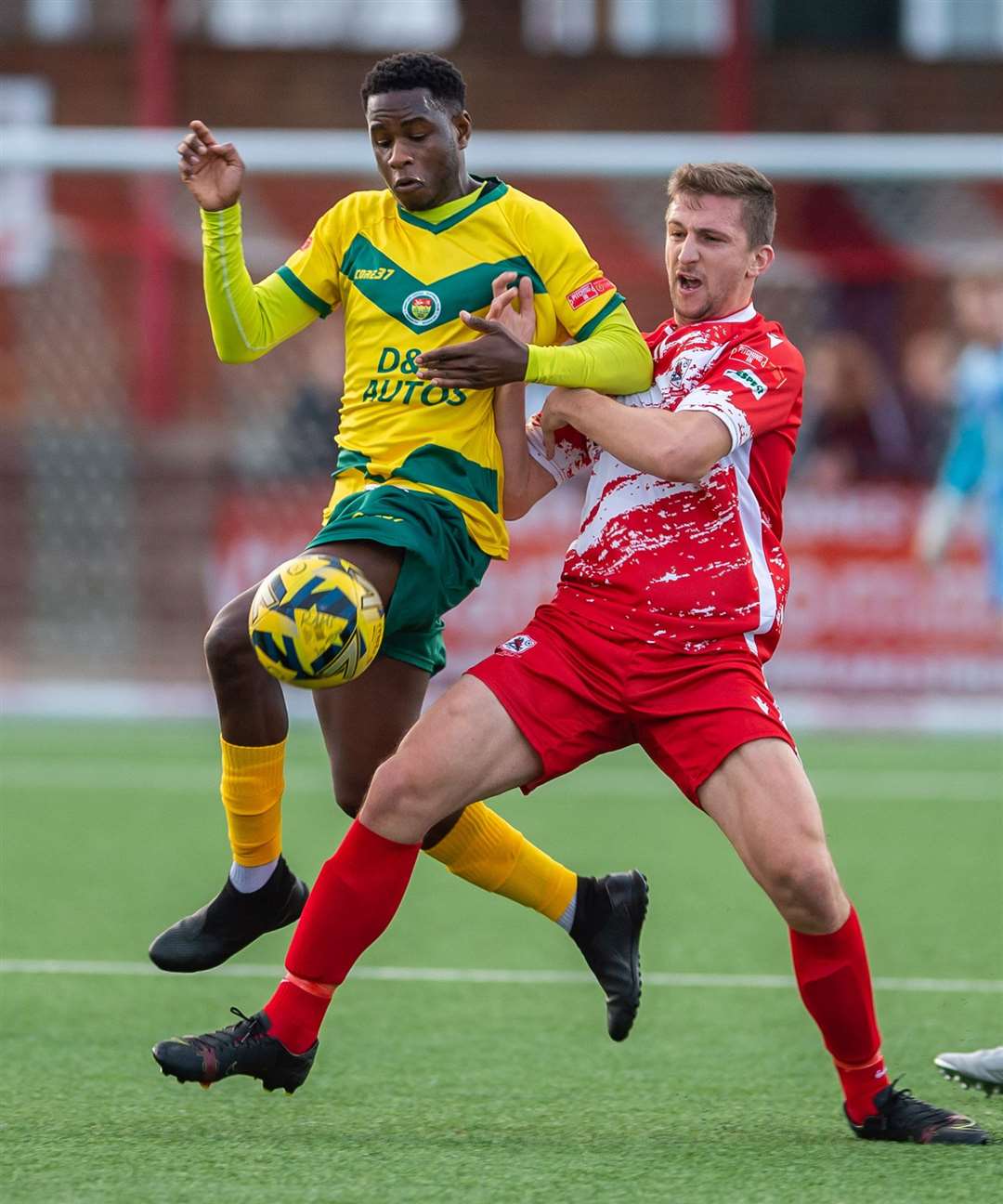 Ramsgate beat Ashford 3-2 in an entertaining game at Southwood. Picture: Ian Scammell