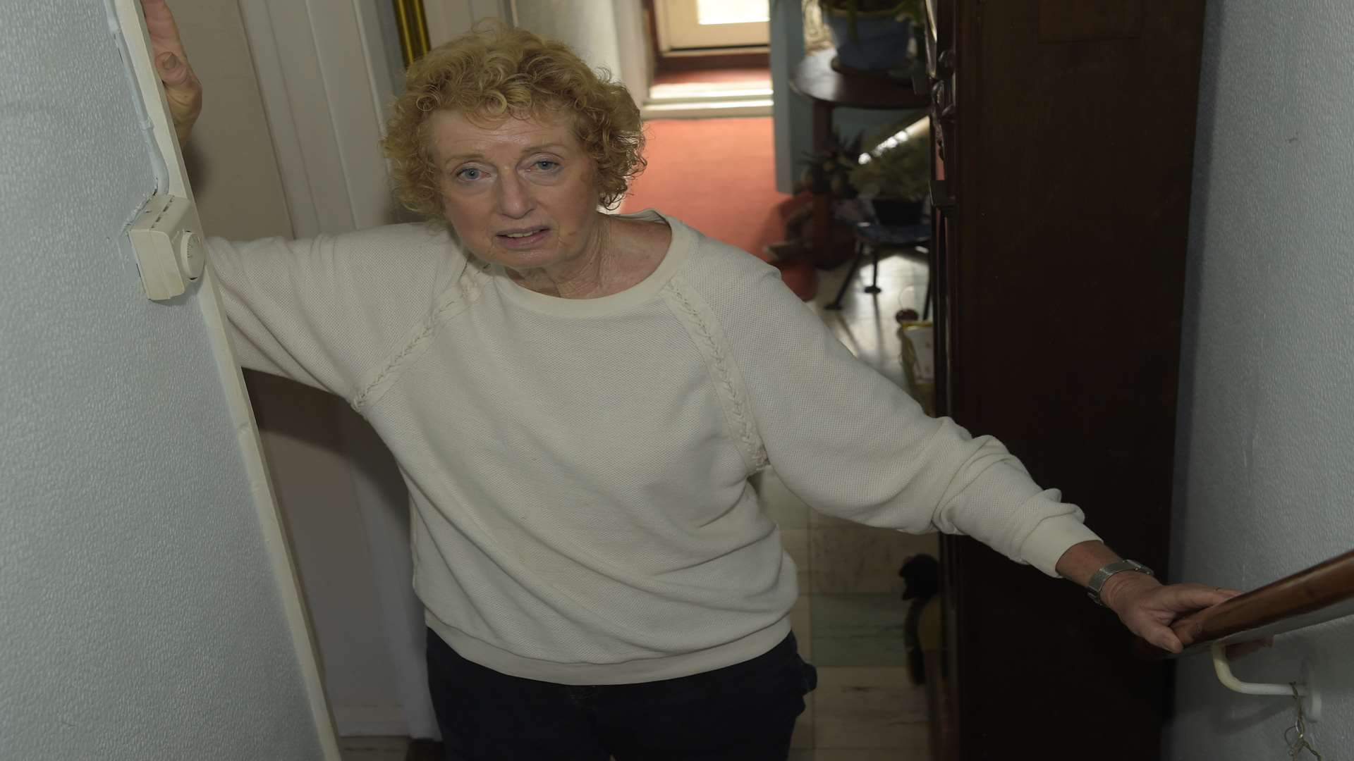 Margaret Allen grappled with a burglar in her house