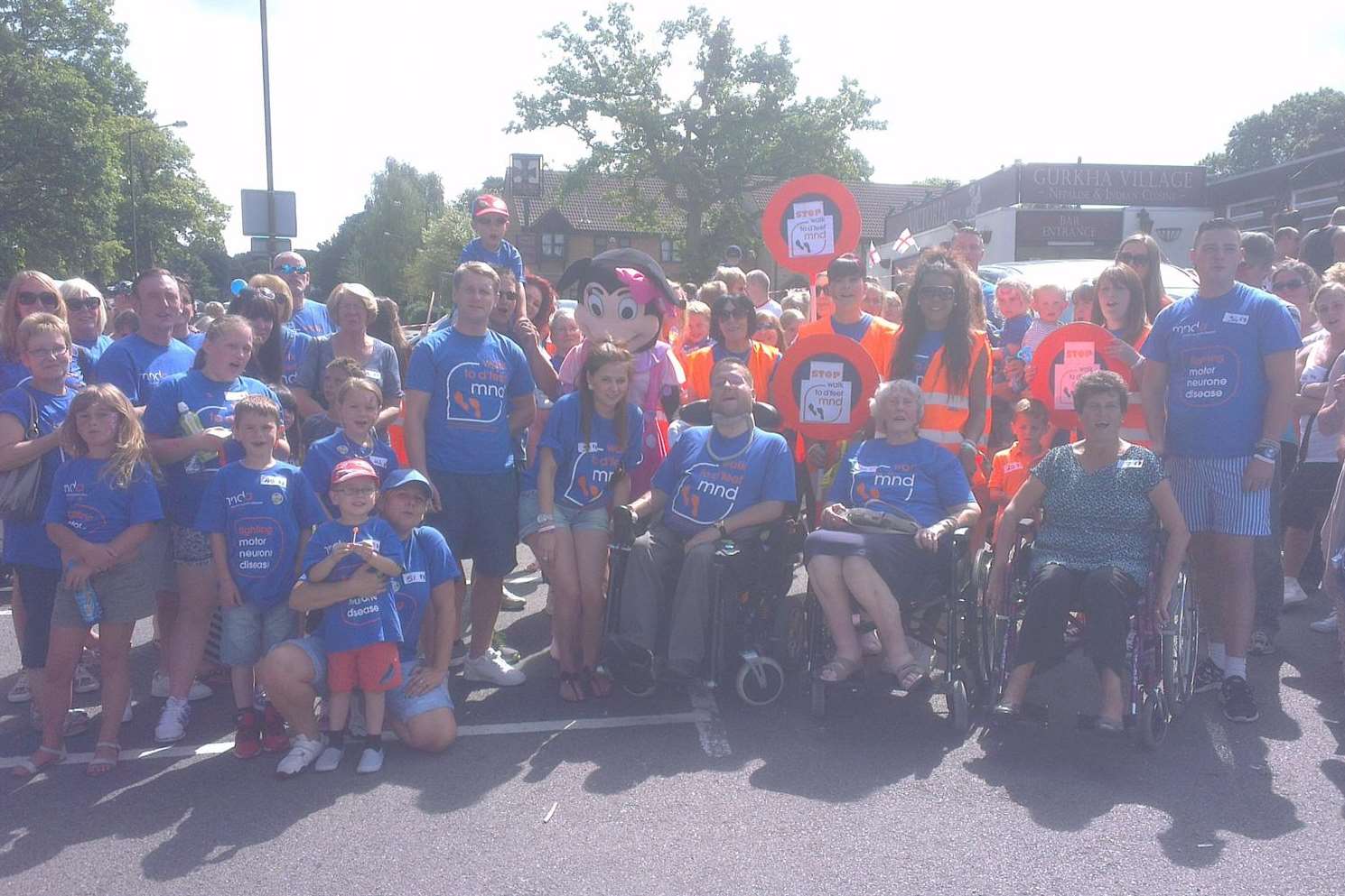 The Walk to D'Feet Sponsored Walk in August raised over £7500.