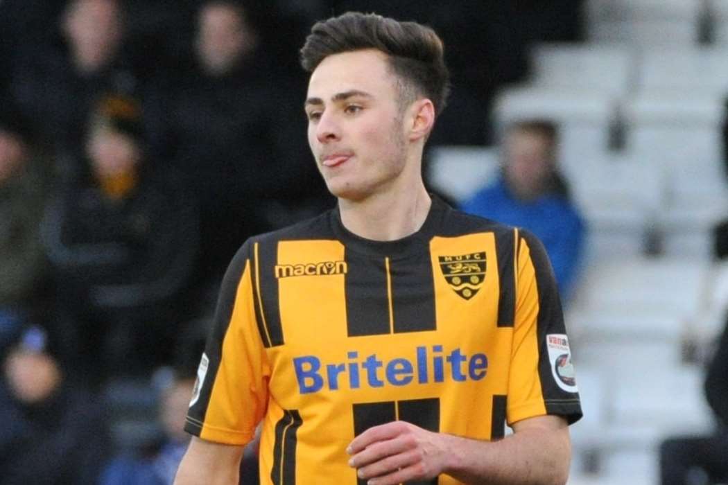 Aaron Collins is on loan at Maidstone from Championship side Wolves Picture: Steve Terrell