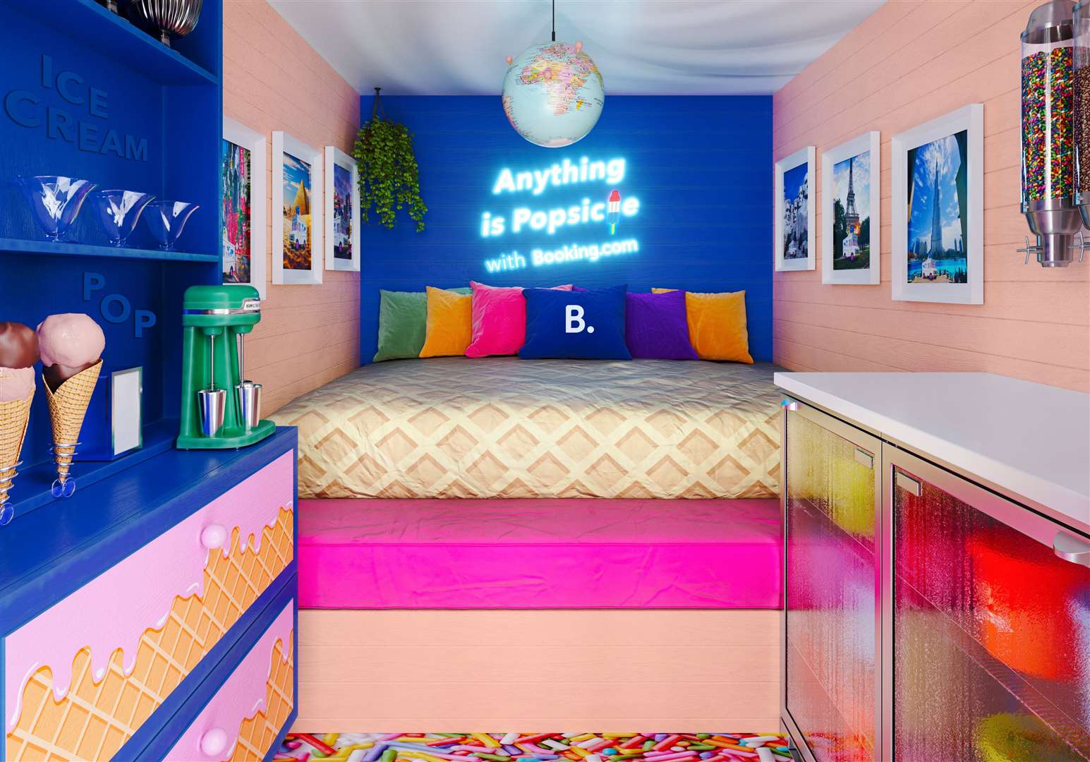 Booking.com is celebrating International Ice Cream Day with these ice cream-themed stays including the chance to stay in an ice cream van in New York City