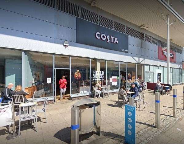 Plans have been submitted to open a Starbucks next to Costa Coffee in Prospect Place, Dartford. Picture: Google