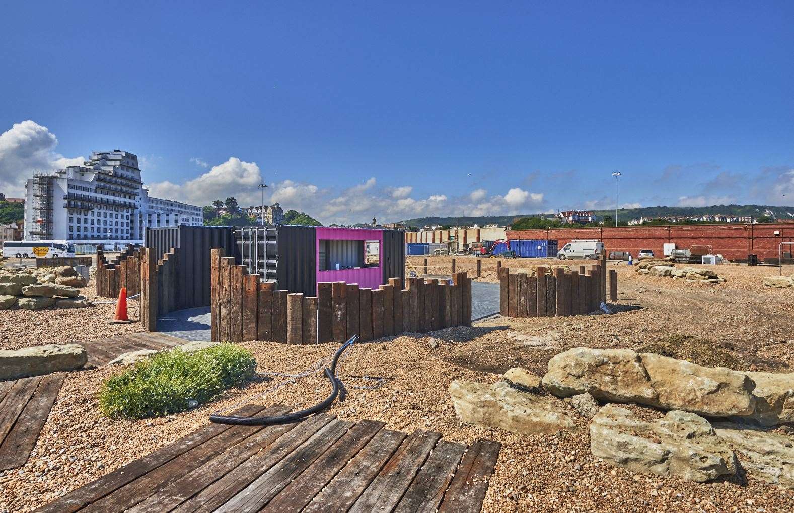 Putters adventure golf course at Folkestone Harbour Arm will also feature a new cafe. Picture: Matt Rowe