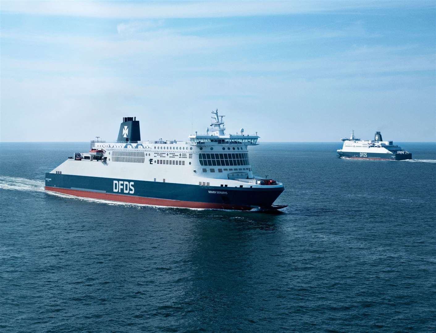 DFDS has resumed services for truckers from Dover but says its a "wait and see" approach with the weather conditions
