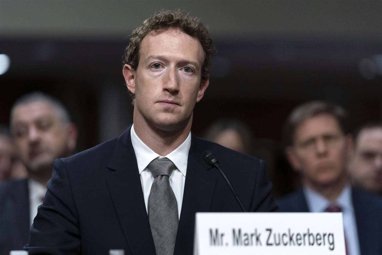 Meta chief executive Mark Zuckerberg testified before the US Senate Judiciary Committee (Jose Luis Magana/AP)