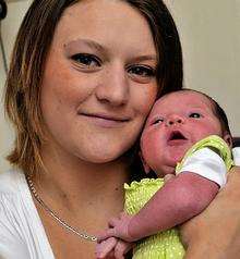 Leona Fox with baby Sophie