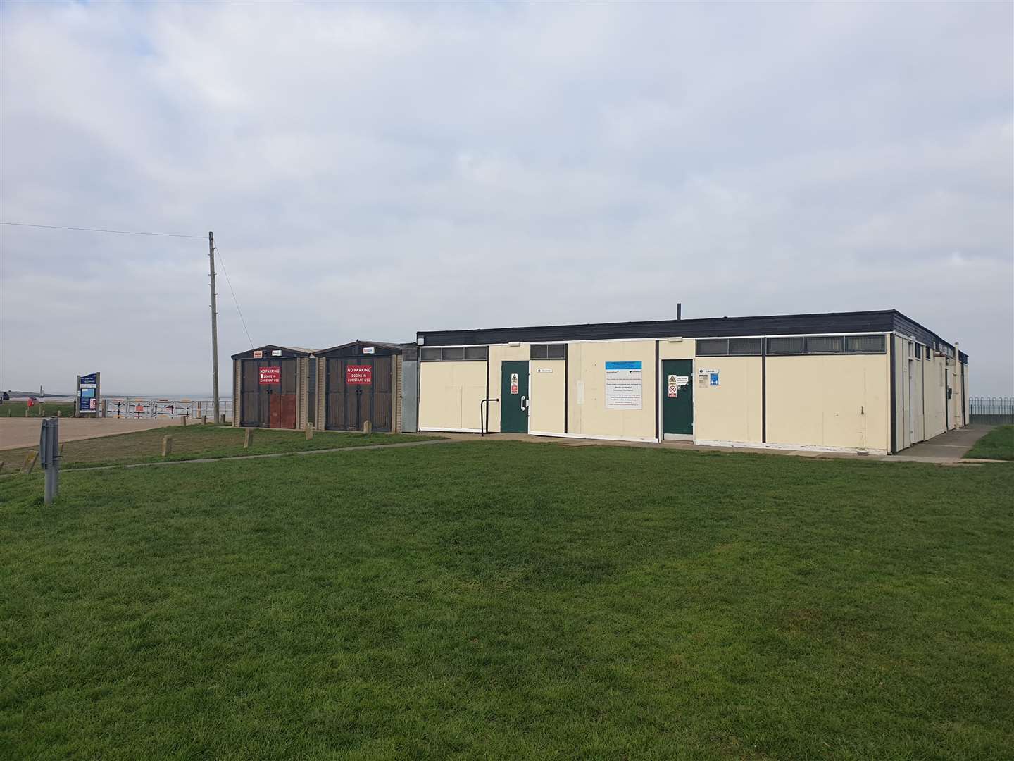 The Hampton Pleasure Ground toilets on the Herne Bay seafront