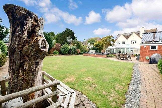 The back garden. Picture: Zoopla / Fine & Country