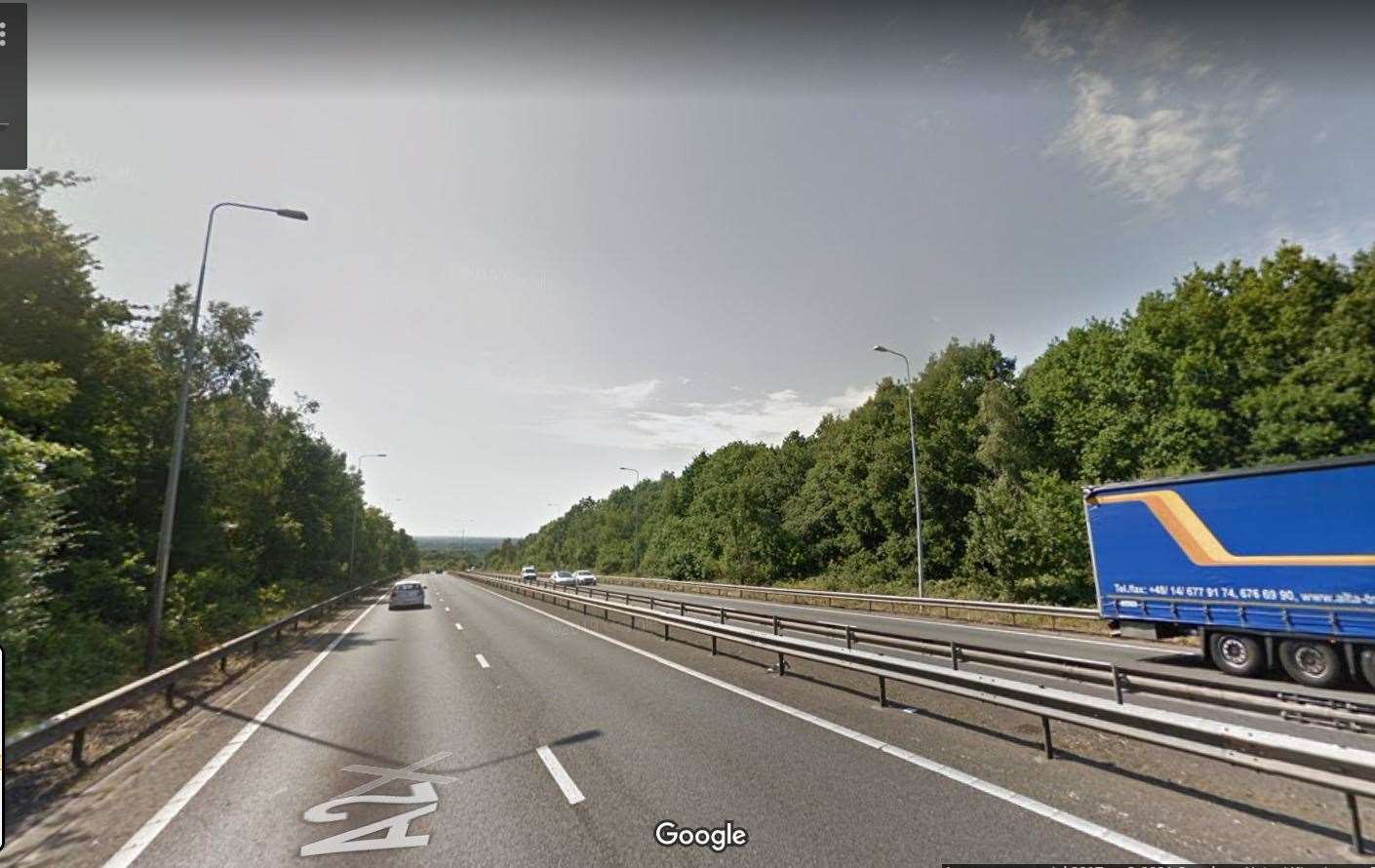 Closure of the A2 starts tonight. Picture: Google Street View