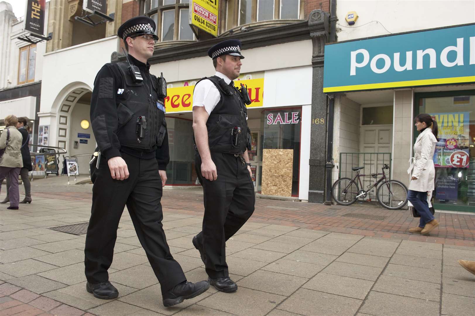 Police have issued a dispersal order for Chatham town centre. Stock picture: Andy Payton