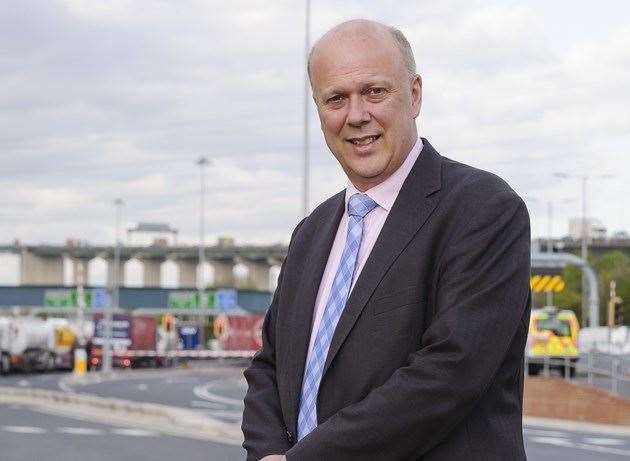 Former transport secretary Chris Grayling