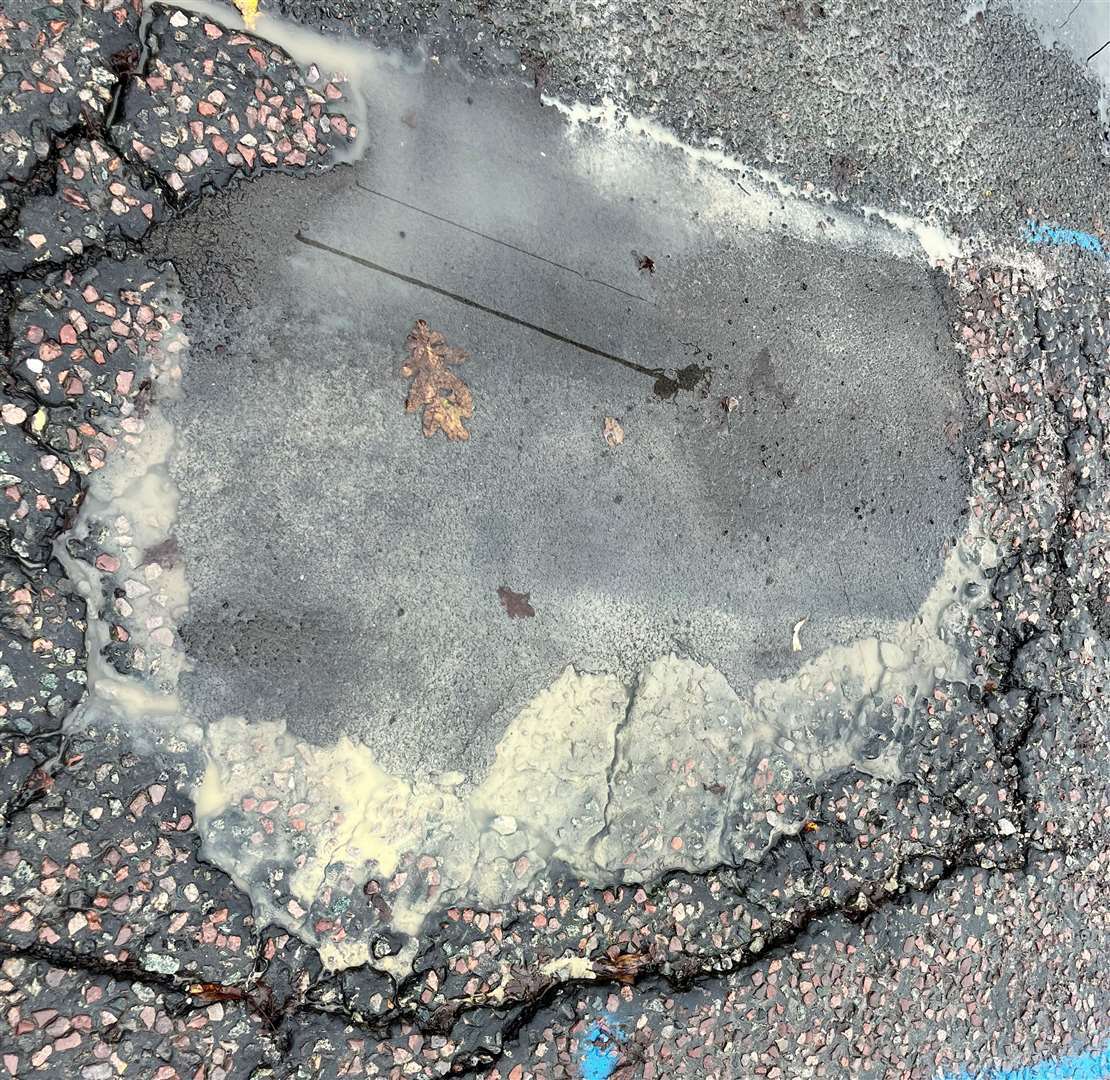 While some potholes have been repaired, residents say they are still concerned over the quality of the surface