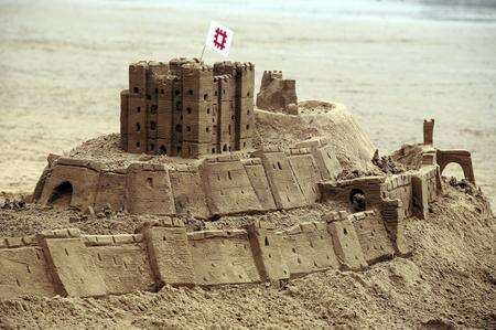 Dover Castle sand castle