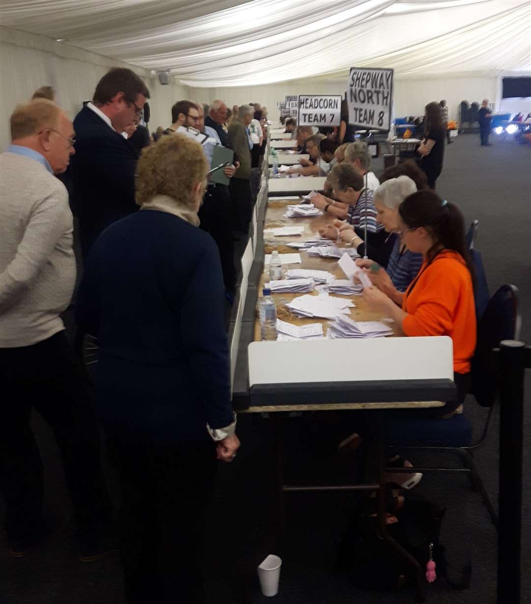 The counting tellers will face a long haul next May