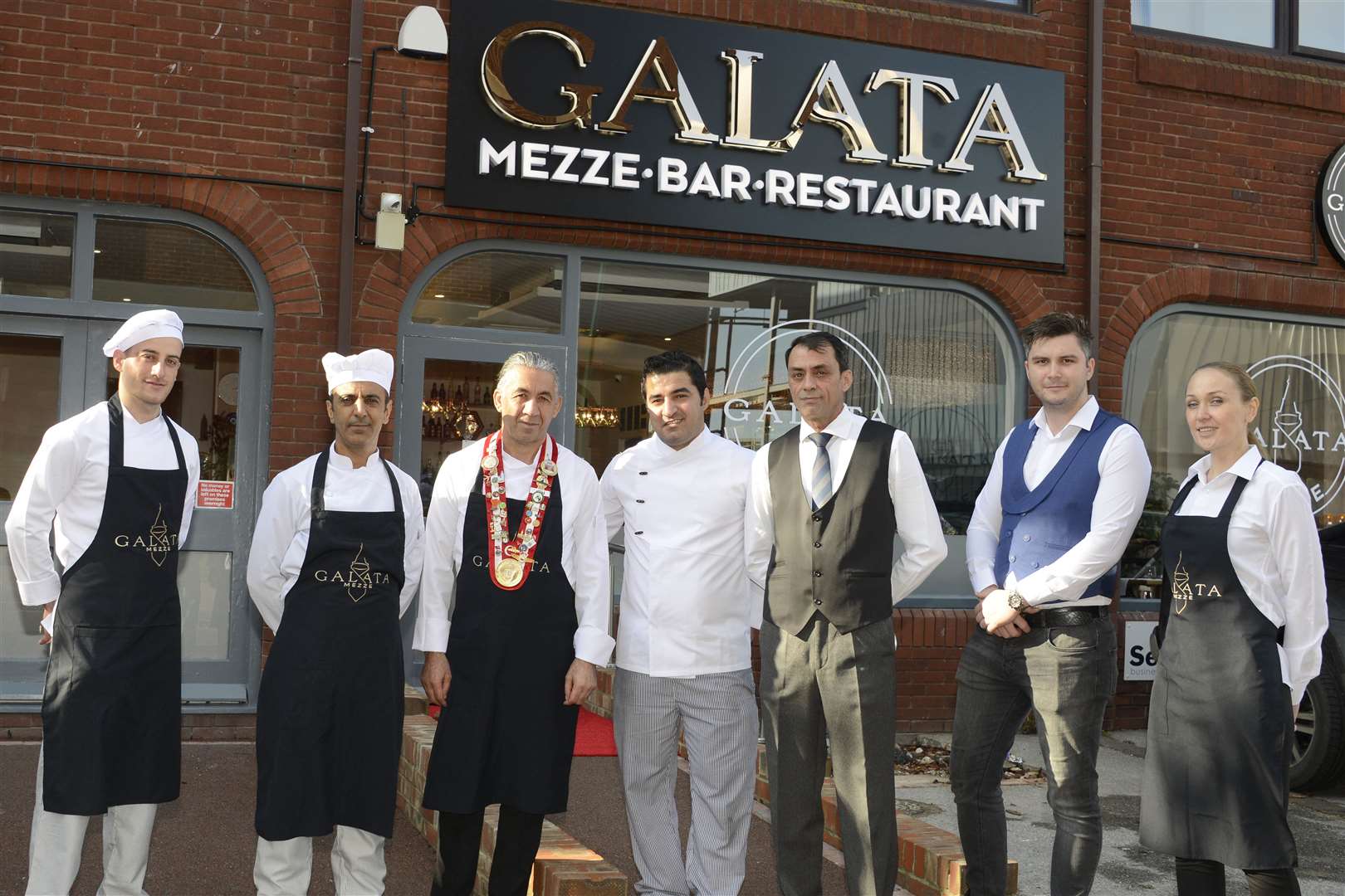Opening of the Galata Mezze Bar and restaurant in Station Road, Sittingbourne, in October 2019. Picture: Paul Amos