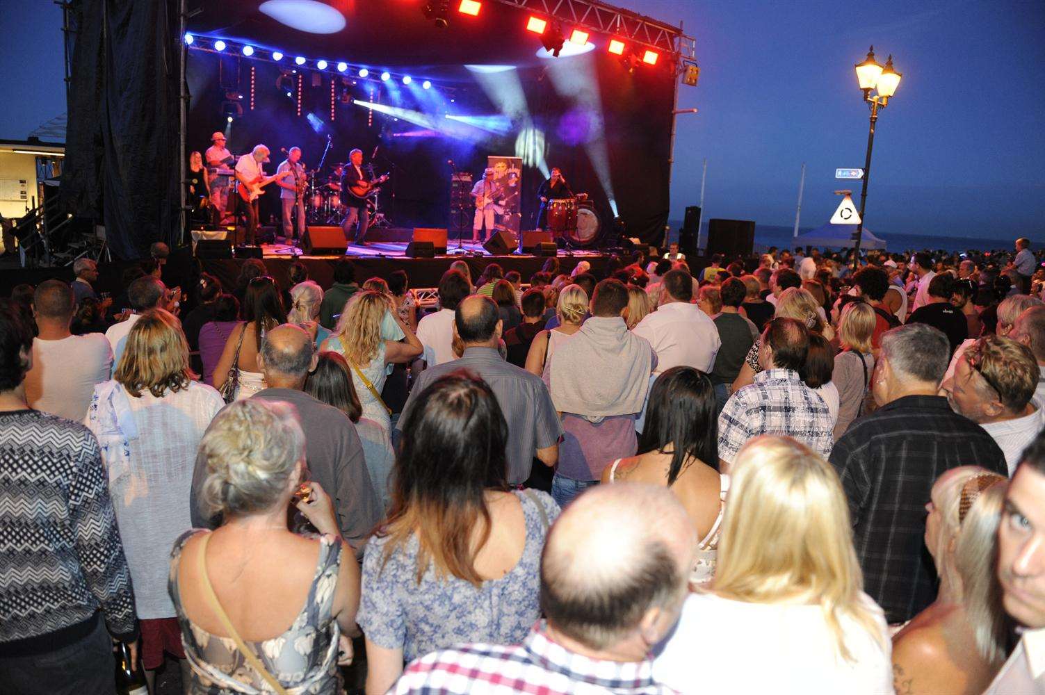 The Party on the Prom is always popular. This year The Kingsdown Band and Bad Penny will play