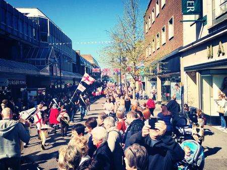 St George's Day parade, Gravesend