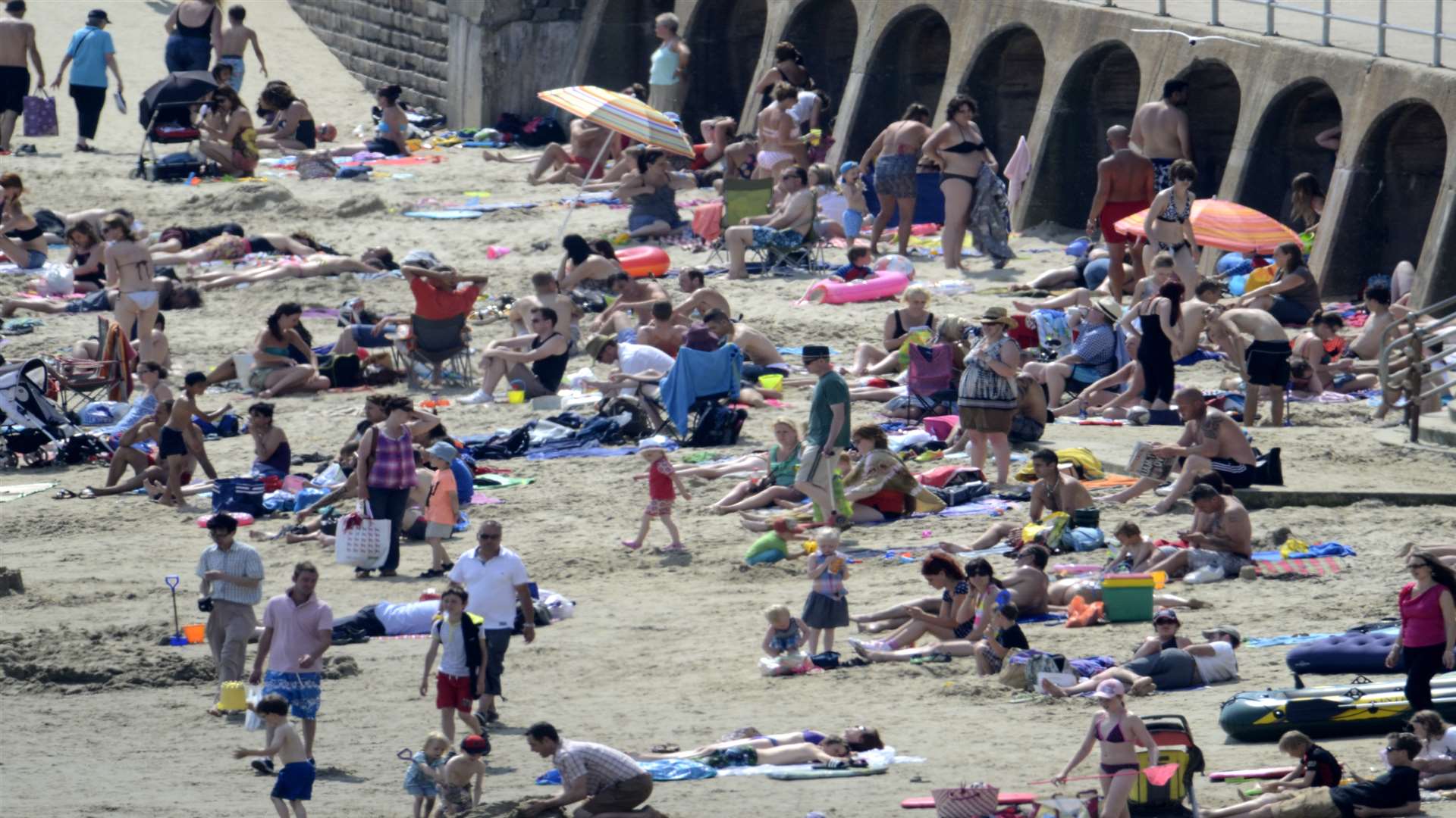 Hordes are expected to head to Kent's beaches as the weather hots up. File picture