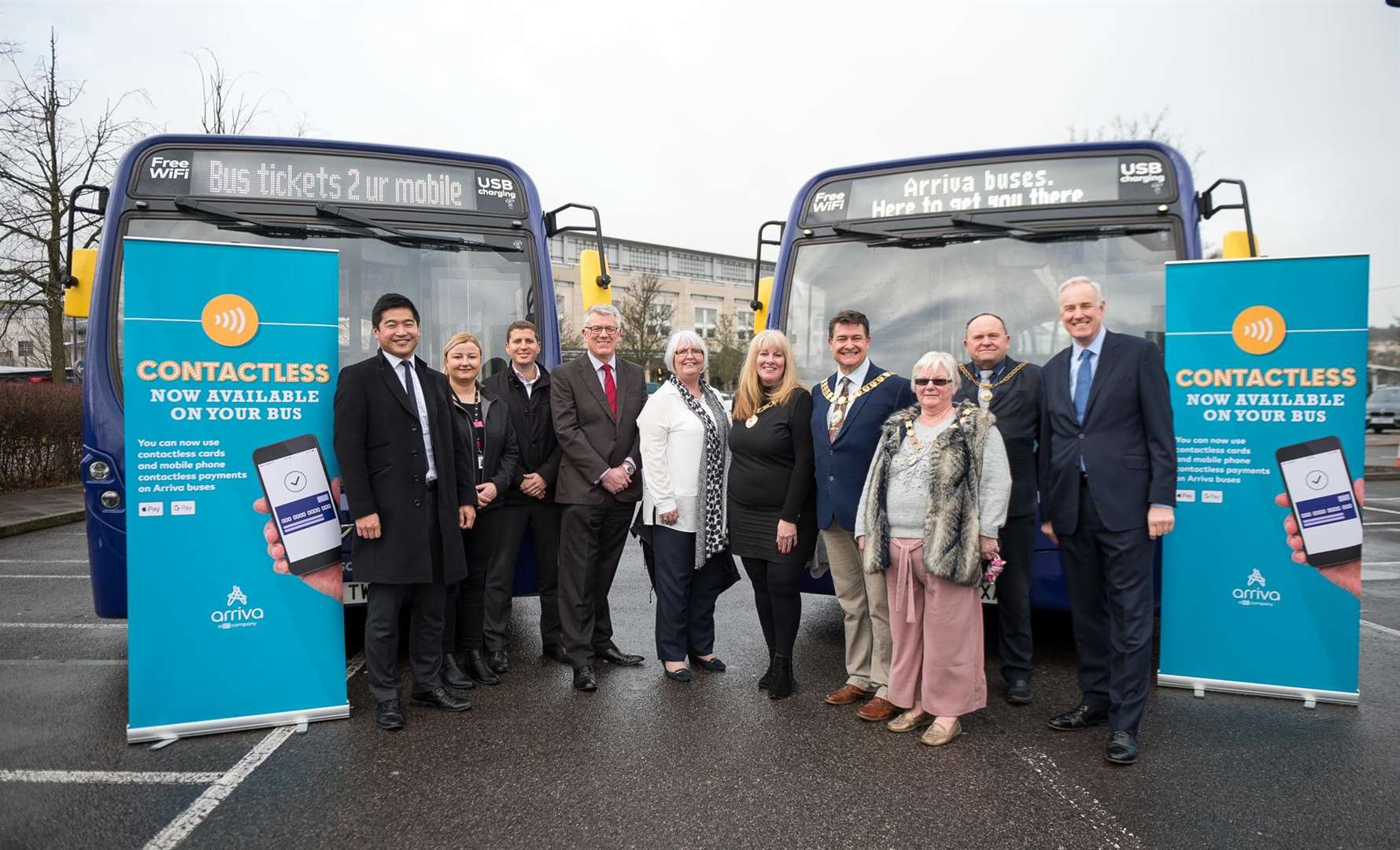 Arriva held a launch event at Bluewater on Friday (6812495)