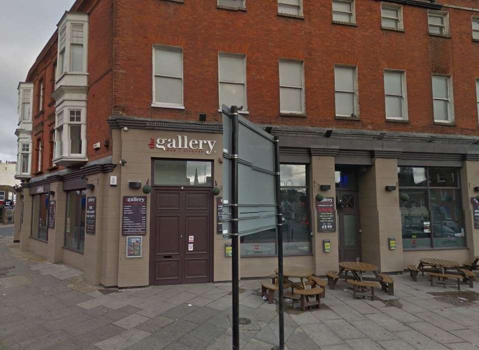 The attack happened at The Gallery, Margate. Picture: Google.