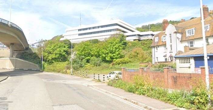 The fire happened at a flat in Hawkesbury Street, Dover. Picture: Google