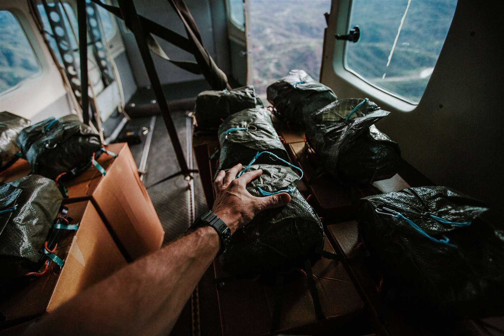Air Drop Box systems were used in Puerto Rico in October to held with the aid effort following Hurricanes Irma and Maria