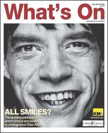 A portrait of Mick Jagger by photographer Brian Aris, from his new exhibition, stars on this week's What's On cover
