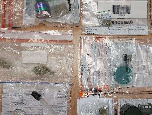 Some of the drugs which were seized