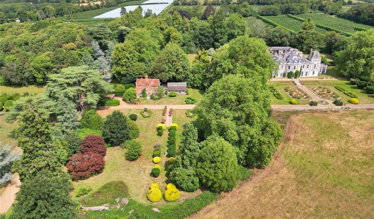 The formal gardens and parkland surround the property. Picture: Savills