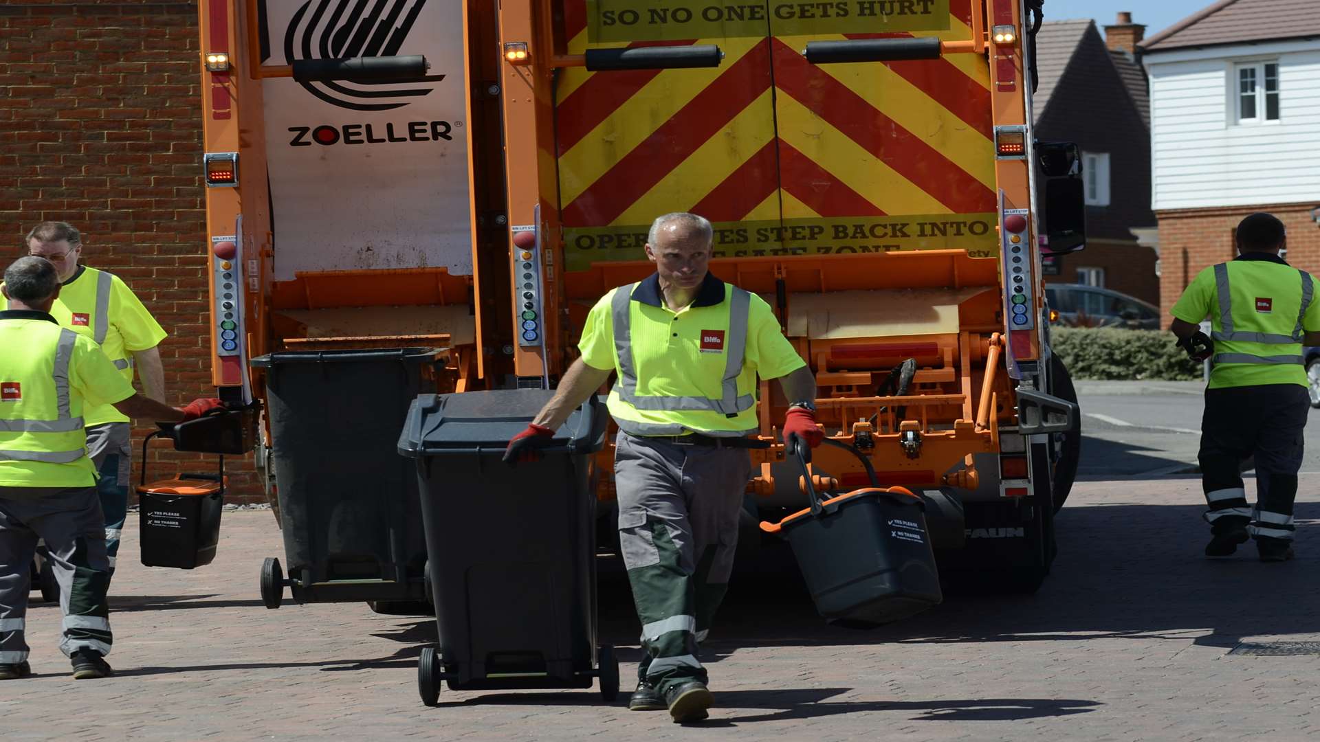 Bin collection is a district council role