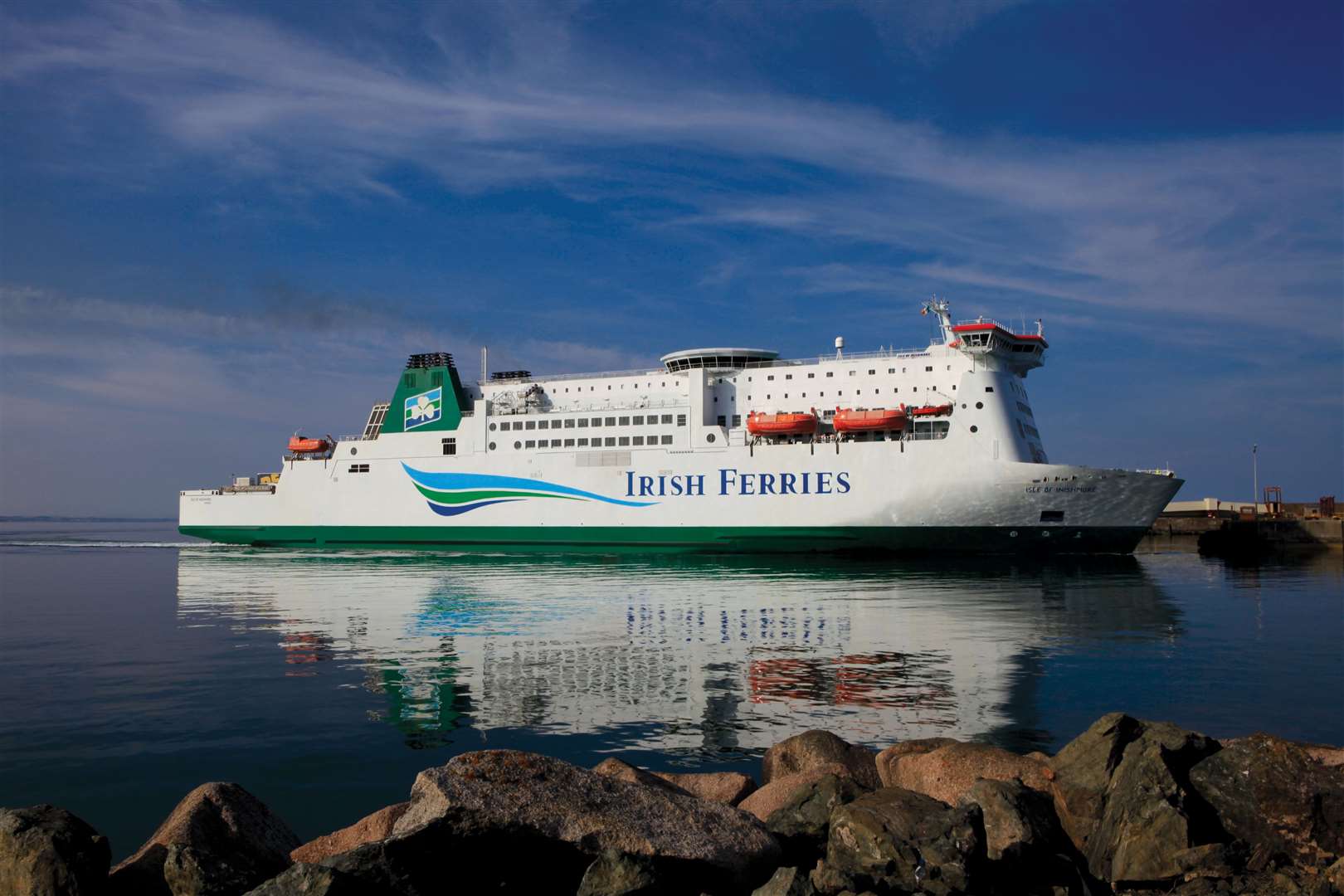 The Isle of Inishmore will operate on the Dover to Calais route