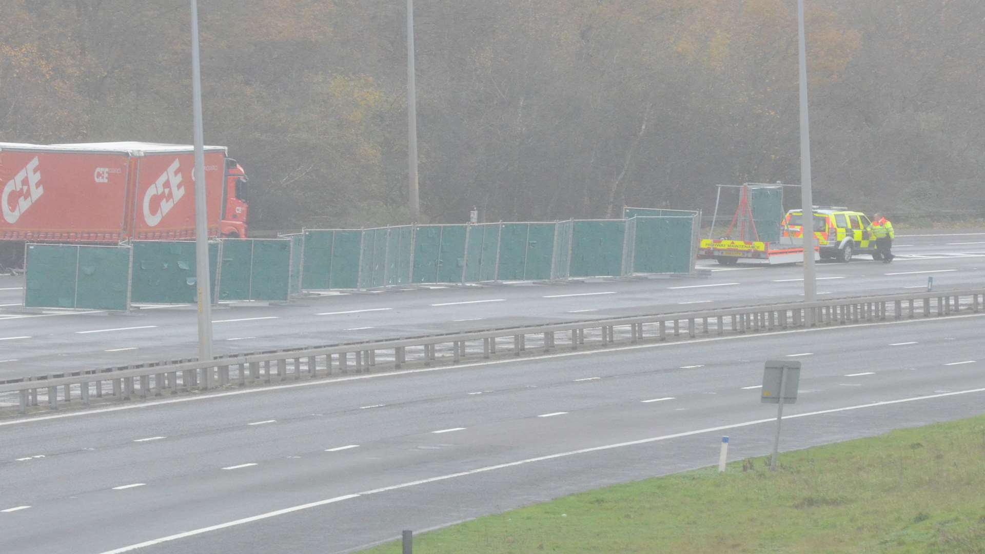 M20 Junction 7 crash Picture: Bob Kitchin