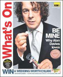 Comedian Alan Davies stars on this week's What's On cover