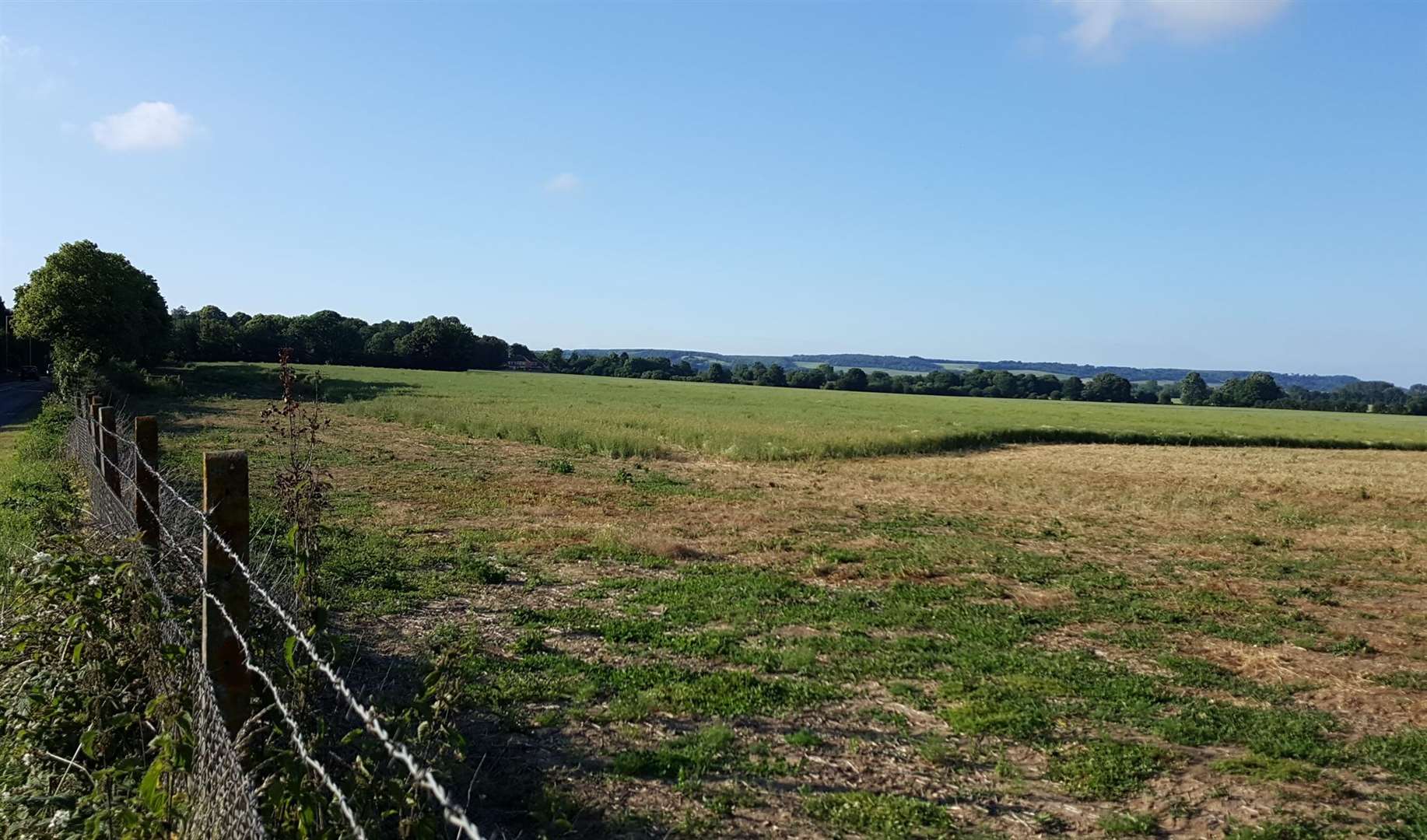 Fields off Willesborough Road have been earmarked for 750 homes