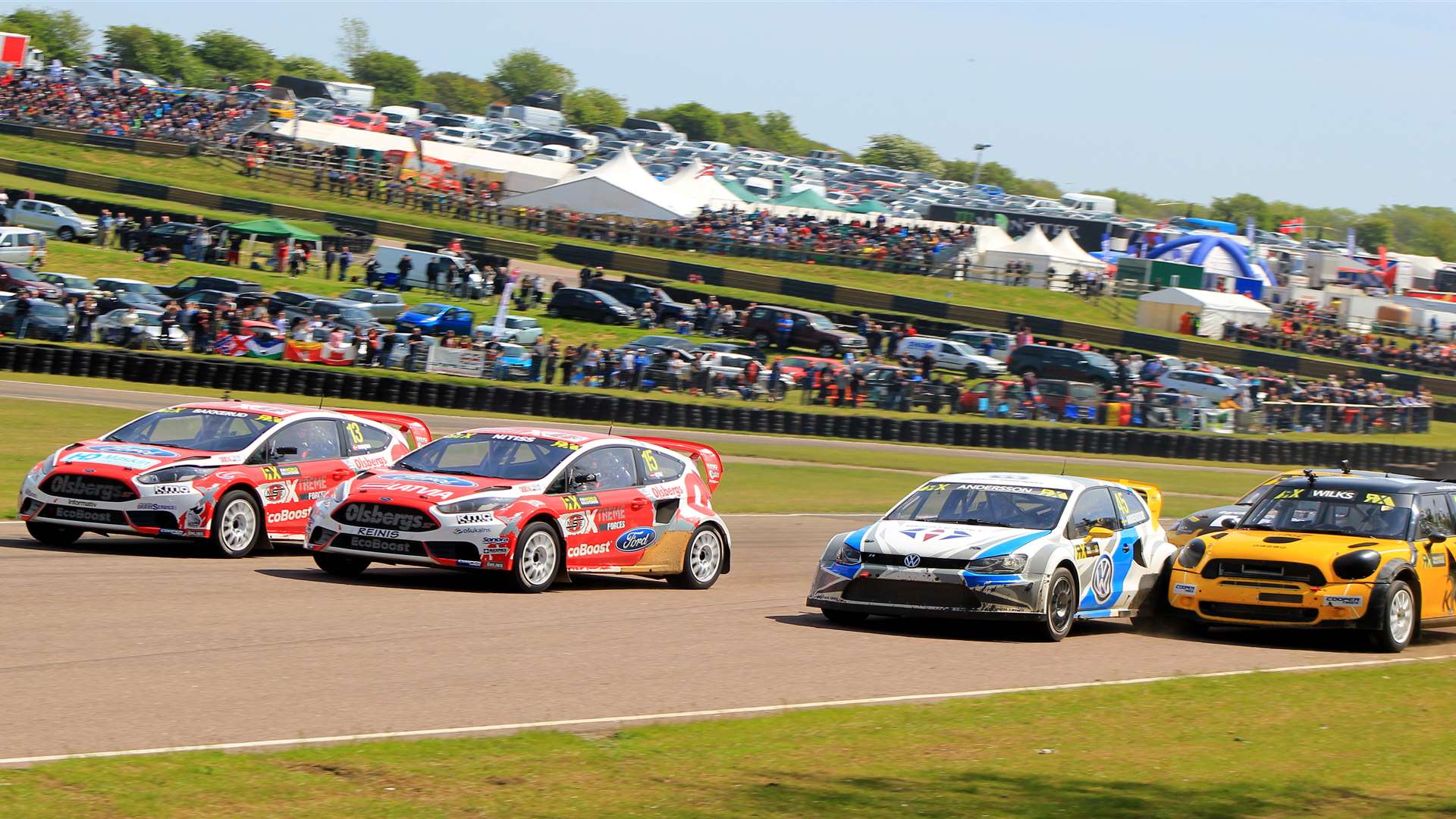 The FIA World Rallycross Championship returns to Kent this weekend. Picture: Joe Wright