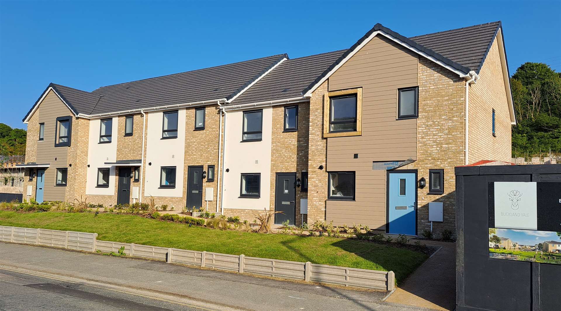 Five new houses are already built on the former Buckland Hospital site