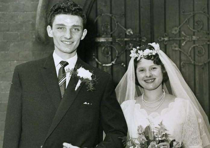 Bob and Ann Avery, from Crayford, near Dartford, got married in 1960