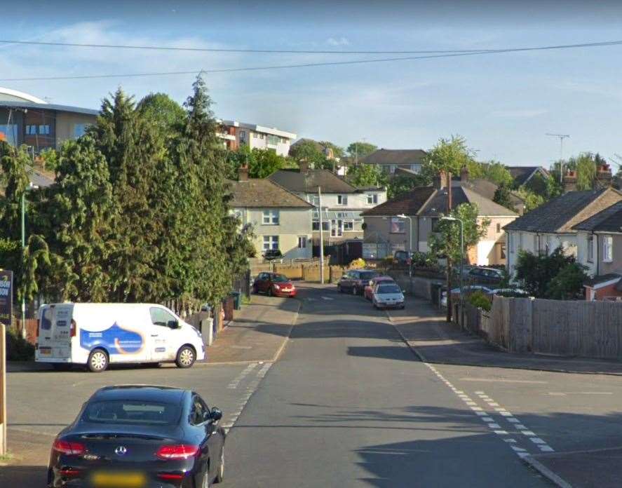 Fire crews were called to Larch Road in Dartford. Photo: Google Images