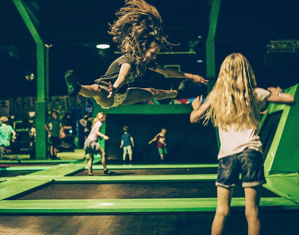 Trampolining can help combat childhood obesity, says the co-owner of Flip Out in Chatham