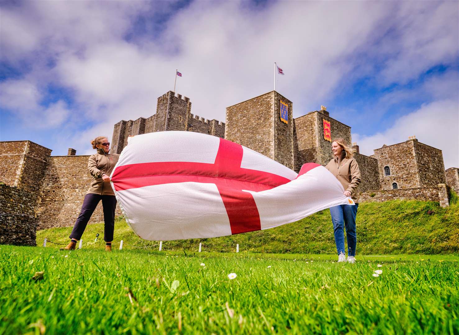 The flag designed by English Heritage Picture: English Heritage