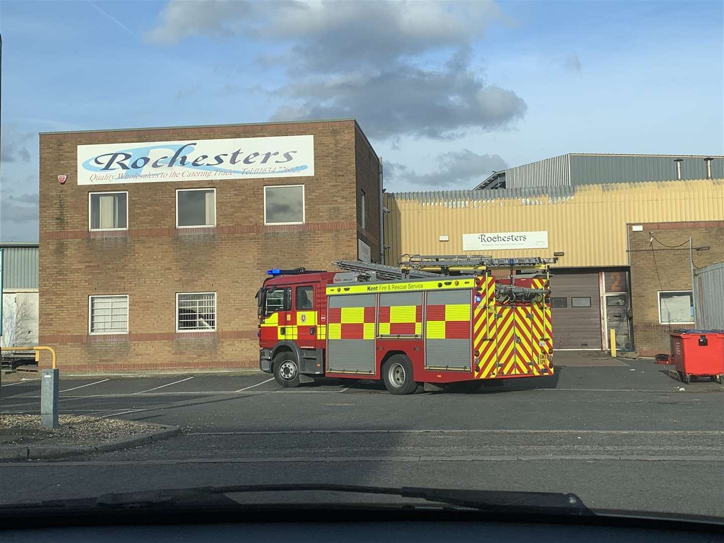 Fire crews were called to a blaze at Rochesters, in Sir Thomas Longely Road, Medway City Estate, but the fire had been extinguished before they arrived (6700152)