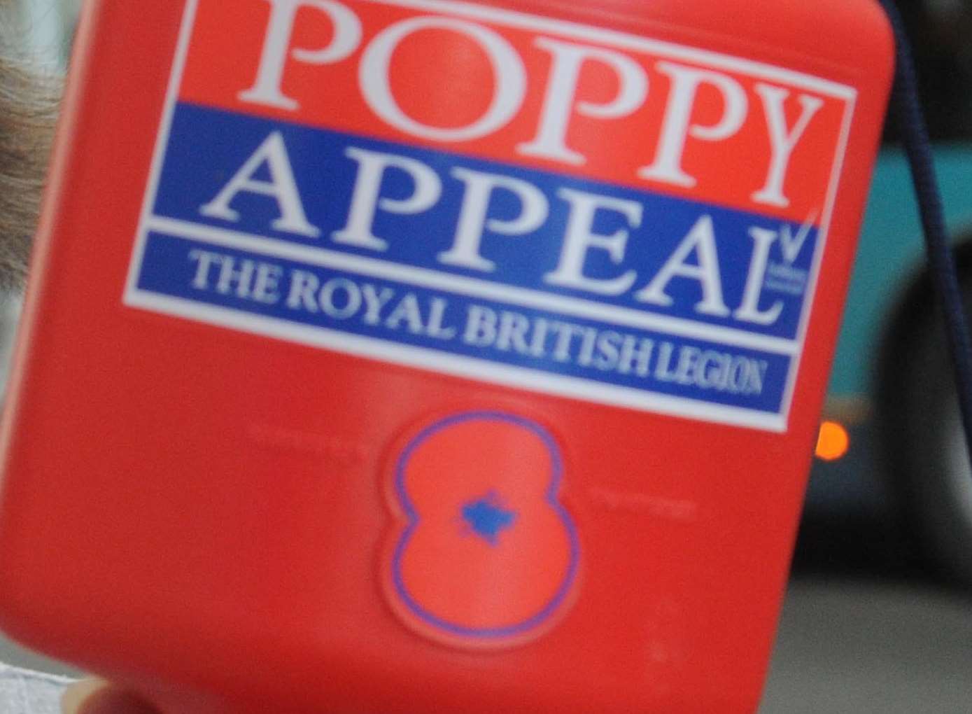 The Poppy Appeal collection pot was taken sometime between between 3.30pm on Friday, November 28 and Sunday, November 30