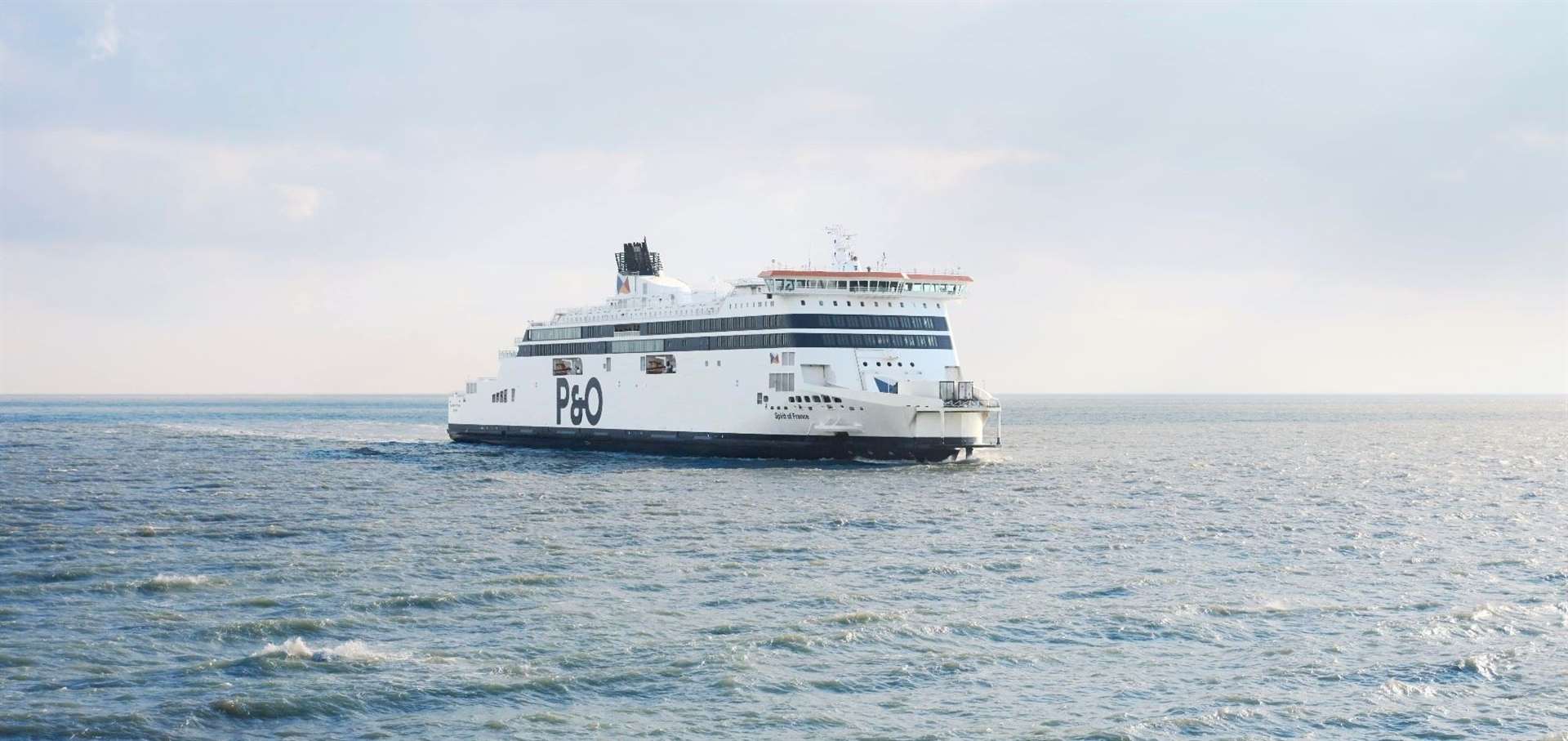 P&O Ferries continues to sail on its Dover to Calais route
