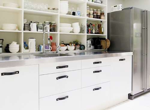 Traditional Bespoke Furniture make tailored kitchens. Stock image