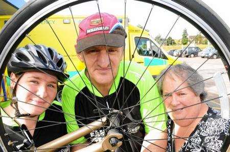 Charity bike ride from K&amp;CH in support of Susan Gifford who suffered a brain haemorrhage.